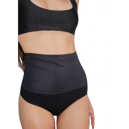 Компрессионные высокие трусы Черные